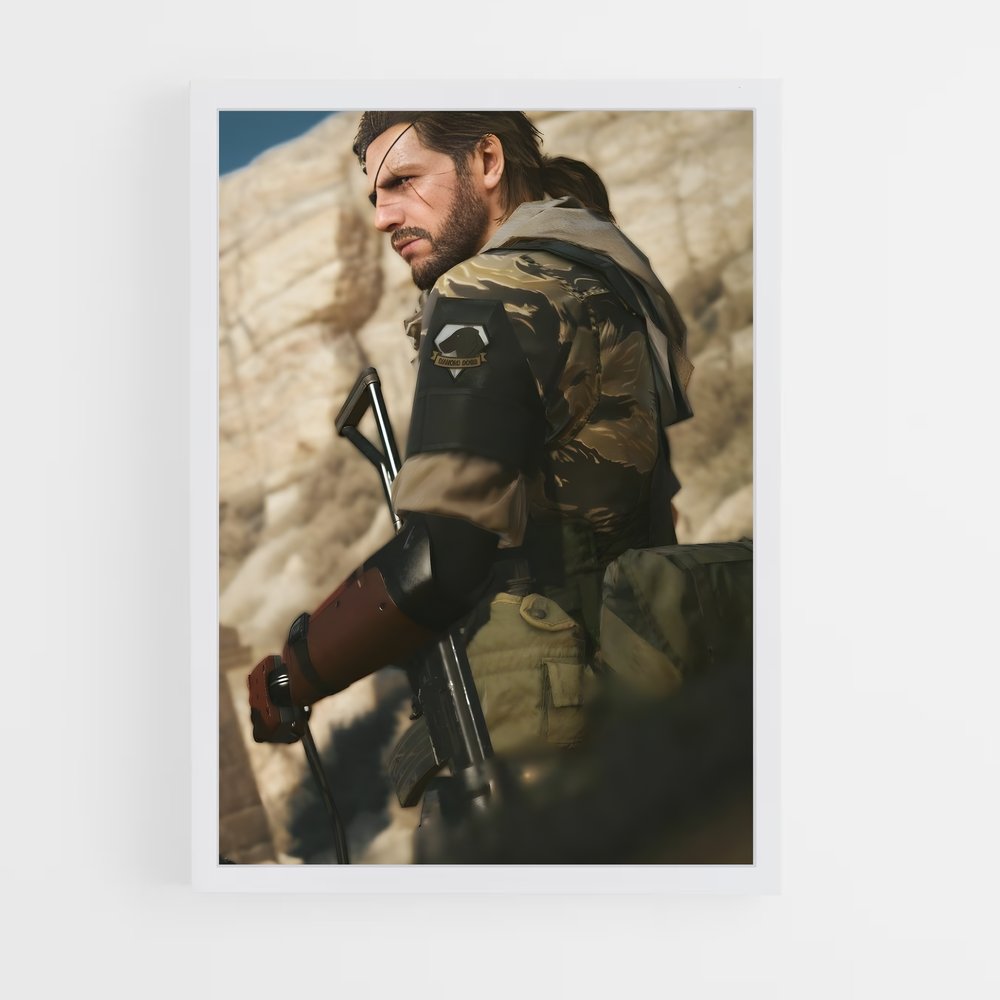 Poster Big Boss Rising – affiche Metal gear solid (vue 3)